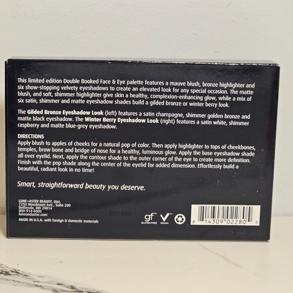 Lune+Aster  Double Booked swipe + go Face & Eye Palette - Picture 5 of 5